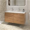 Villeroy & Boch Somera mobile con lavabo doppio, 2 scomparti estraibili, 5A73C1R1+B80700RH, Somera [Mobili da Bagno > Mobili con Doppio Lavabo]