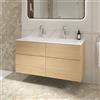Villeroy & Boch Somera mobile con lavabo doppio, 2 scomparti estraibili, 5A73C1RW+B80700VJ, Somera [Mobili da Bagno > Mobili con Doppio Lavabo]