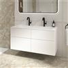 Villeroy & Boch Somera mobile con lavabo doppio, 2 scomparti estraibili, 5A73C1RW+B80700VF, Somera [Mobili da Bagno > Mobili con Doppio Lavabo]