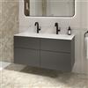 Villeroy & Boch Somera mobile con lavabo doppio, 2 scomparti estraibili, 5A73C1RW+B80700VR, Somera [Mobili da Bagno > Mobili con Doppio Lavabo]