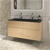 Villeroy & Boch Somera mobile con lavabo doppio, 2 scomparti estraibili, 5A73C1R7+B80700VJ, Somera [Mobili da Bagno > Mobili con Doppio Lavabo]
