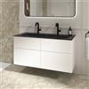 Villeroy & Boch Somera mobile con lavabo doppio, 2 scomparti estraibili, 5A73C1R7+B80700VF, Somera [Mobili da Bagno > Mobili con Doppio Lavabo]