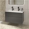 Villeroy & Boch Somera mobile con lavabo doppio, 2 scomparti estraibili, 5A72A1R1+B80600VR, Somera [Mobili da Bagno > Mobili con Doppio Lavabo]