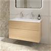 Villeroy & Boch Somera mobile con lavabo doppio, 2 scomparti estraibili, 5A72A1RW+B80600VJ, Somera [Mobili da Bagno > Mobili con Doppio Lavabo]