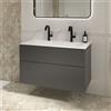 Villeroy & Boch Somera mobile con lavabo doppio, 2 scomparti estraibili, 5A72A1RW+B80600VR, Somera [Mobili da Bagno > Mobili con Doppio Lavabo]