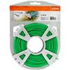 Stihl - Filo per falciatura, rotondo, silenzioso, Ø 2,0 mm x 60 m, colore: Verde