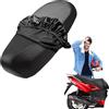 TRLREQ Coprisedili universali per moto, impermeabili, con fascia elastica, per moto e scooter, colore nero