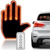 Pipihome Luce for Gesti Della Mano for Auto, Luce da Dito Dell'auto con Telecomando, Accessori Auto Divertenti, LED Gadget Auto, Accessori per Auto, Segnaletica di Rabbia Stradale per Uomini e Donne (A)
