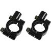Godimg staffa specchietto manubrio M10, universale supporto specchietto manubrio moto, alluminio 2 x 7/8 (22 mm),per Kawasaki Suzuki ATV 4 ruote Quad Dirt Pit Pocket Bike Scooter