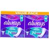 Always Daily Fresh Slim Flexistyle Salvaslip - 80 assorbenti (2 confezioni da 40) traspiranti flessibili confortevoli fodere di protezione quotidiana design sottile si adatta a tutti gli stili di