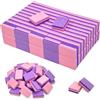 Yicaam 100 Pezzi Mini Blocchi per Unghie, 100/180 Grana Bilaterale Blocco per Unghie, Blocchetti per Unghie con Grana per Unghie Acriliche e Naturali e Unghie Naturali