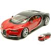 Burago BUGATTI CHIRON 2016 RED/BLACK 1:18