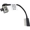 HSSDTECH Connettore Alimentazione Carica DC Power Jack per dell Vostro 14 3420 3430 3435 Vostro 15 3510 3520 3530 3535 DC301017H00 0231X7 DC301018100 DC Power Dock DC Power Port Socket Cavo