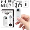 TKMARS Mini Action Cam 1080P Subacquea - WIFI, Bike Cam Waterproof Action Camera,Magnetica e Clip Portatile,Body Cam Polizia HD per Moto, Scuba, Escursioni, Animali Domestici, Cycling