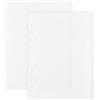 SUPERFINDINGS Divisore Indice per Quaderno A5 Discbound 6 divisori Indice con 6 fori Divisore Linguetta Da 21x15.7cm per Raccoglitore Divisore Indice Bianco PP Satinato per Quaderno, Foro: 6mm