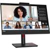 LENOVO Monitor Lenovo ThinkVision T24mv-30 24'' Full HD IPS HDMI DisplayPort USB-C Pivot Webcam LED Nero
