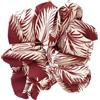 Wambere Elastico per capelli grande Scrunchies, morbido elastico in seta di alta qualità, oversize, per donne e ragazze, in raso, per ragazze e donne, rosso vinaccia
