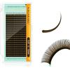 NAGARAKU Extension Ciglia Marrone Chiaro Professionali Individuale Classico Ciglia a Ciglia Delle Singole Finte Naturale Ciglia Volume Russo Wispy Fluffy Eyelash Alta Capacità 20 Rows(0.07mm C 12mm)
