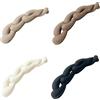 WUBAYI Confezione da 4 fermagli per capelli vintage a banana, accessori per capelli da donna, fermagli a banana (bianco latte, nero, caffè chiaro)