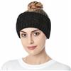 ZXTGBQ Fascia Per Capelli Lavorata A Maglia Calda Da Donnascalda, Fascia Capelli Scalda Orecchie Elastiche, Asce Percapelli Addensate Per Ragazza, Scalda Orecchie (Black (Headband), One Size)