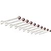 Bosch Professional Set di Chiavi a Cricchetto da 10 Pezzi (Misure Incluse 8, 10, 12, 13, 14, 15, 16, 17, 18 e 19 Mm)