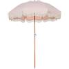BUSINESS & PLEASURE - Ombrellone Premium Beach - Rosa - Legno lamellare di recupero