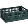 Hay - Cestino Colour Crate - Verde - Polipropilene riciclato - Designer Hay Studio