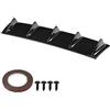 Qiilu Diffusore Spoiler posteriore, Spoiler posteriore Spoiler universale telaio Paraurti posteriore Auto diffusore labbro ala spoiler pinna di squalo (M)