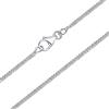 DTPsilver Catena Cubana a Maglia Barbazzale Argento 925 - Collana Donna Argento - Catenina Argento 925 Uomo - Spessore 1.5 mm - Lunghezza 51 cm