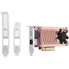 QNAP QNAP QM2-2P10G1TB - Storage controller - M.2 - PCIe 3.0 x4 (NVMe) - profilo basso - PCIe 3.0 x8 - per QNAP TDS-H2489, TNS-H1083X-E2234, H1083X-E2236-16, TS-473, H1677, H2477, TVS-672, h1288 QM2-2P10G1TB