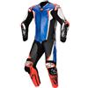 ALPINESTARS Tuta Pelle Intera ALPINESTARS RACING ABSOLUTE V2 - (Blue/Black/White/Red Fluo)