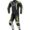 ALPINESTARS Tuta Pelle Intera ALPINESTARS GP TECH V5 - (Black/White/Yellow)