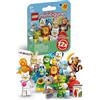 BRICK Flip Lego - Minifigure serie 28 con 12 personaggi: set completo di minifigure Lego serie 71051 animali (con piastrella stampata)