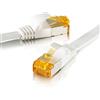 SEBSON Ethernet Cavo 10m CAT 7, LAN Cavo Patch, 10 Gbit/s, U-FTP, Cavo di Rete con Spina RJ45 per Router, PC, SMART TV, Console per Videogiochi