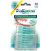 IDECO Srl Plakkontrol Scovolini Easy Pick, Scovolino Interdentale 10 Pezzi, Rimozione Placca, Igiene Orale