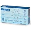 HUMANA ITALIA SpA Humana, Ricambi Morbidi per Aspiratore Nasale, 8 Pezzi