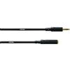 Cordial CFM 3 WY - Cavo audio bilanciato, da jack stereo dorato da 3,5 mm a presa jack stereo dorata da 3,5 mm, lunghezza 3 m, nero