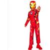 RUBIE'S SPAIN Rubies Costume Carnevale Iron Man Black Line Taglia 3-4 Anni