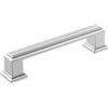 Amerock | Maniglia per armadio | Cromo lucido | 96 mm (96 mm) da centro a centro | Nomina | Confezione da 1 | Maniglia per cassetti | Maniglia per armadio | Hardware per armadio