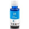HP : Inchiostro Compatibile ( Rif. GT-31 C ) - Ciano - ( 90 ml ) - ( 1VU26AE )