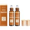 Cynamus 2 pezzi di siero oculare con Roller Ball, idratante Eye Cream Firming Eye Cream Rollerball Castor Oil Frankincense Rollerball Under Eye Rollerball Siero per gli occhi, riduce le rughe degli occhi,