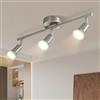 Lichtmaler LED Plafoniera 3 Faretti Lampada Spotlight Soffitto GU10
