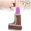 ZJchao Dispositivo Per Succhiare il Pollice Per Bambini, Protezione Per le Dita in Silicone, Rete Traspirante, Trattamento Per Succhiare il Pollice Regolabile, 7M10Y, Blu, Con (PURPLE)