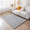 Hakuna Matte Tappeto da gioco in velluto corallo, grigio - Tappeto in memory foam ad alta densità con fondo antiscivolo 170 x 120 x 2,5 cm