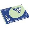 Clairefontaine Trophee - Risma di 500 fogli di Carta colorata, 80 g A3 Vert golf