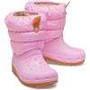 Crocs Unisex Bambino Classic Neo Puff Boot T Stivale, Pink Tweed/Gum, 20/21 EU