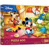 Trefl - 40° Anniversario Trefl: Disney, Topolino e i suoi Amici - Puzzle 600 Pezzi - Puzzle Fai Da Te con i Personaggi delle Classiche Fiabe Disney, per Adulti e Ragazzi dai 14 anni