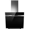Elica EL Elica Cappa a parete MAJESTIC NO DRIP BL/A/60 PRF0147731 finitura vetro nero e acciaio inox da 60 cm