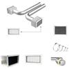 Kit rapido di completamento per plenum a 2 zone con attacchi Ø 150/160