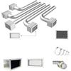 Kit rapido di completamento per plenum a 5 zone con attacchi Ø 150/160